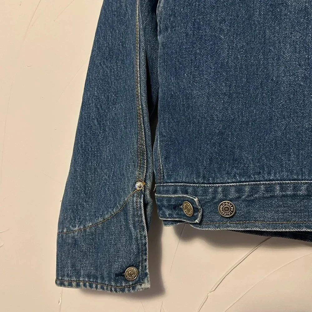 Ralph Lauren Vintage Chore American Flag Denim Jacket M - Picture 6 of 6